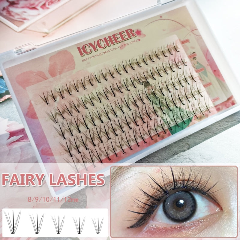ICYCHEER 0.07/0.10 C Curl Fish Tail Extension