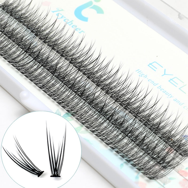 ICYCHEER 0.07/0.10 C Curl Fish Tail Extension