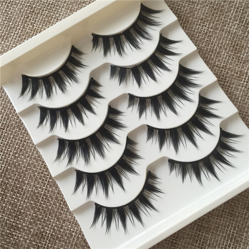 Pure Hand Cotton Thick False Eyelashes