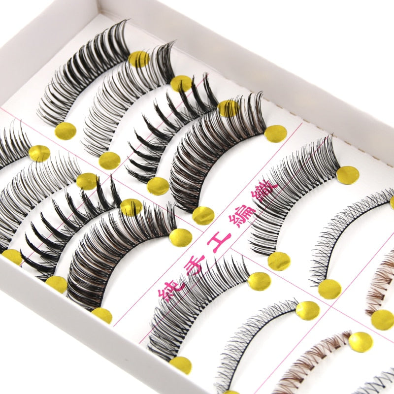 YOKPN 10 pairs Different Styles False Eyelashes