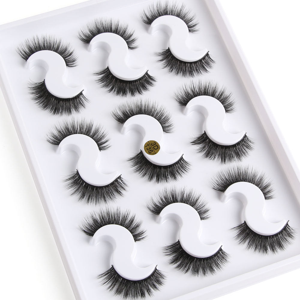 3/4/9 pairs 3D Faux Mink Lashes